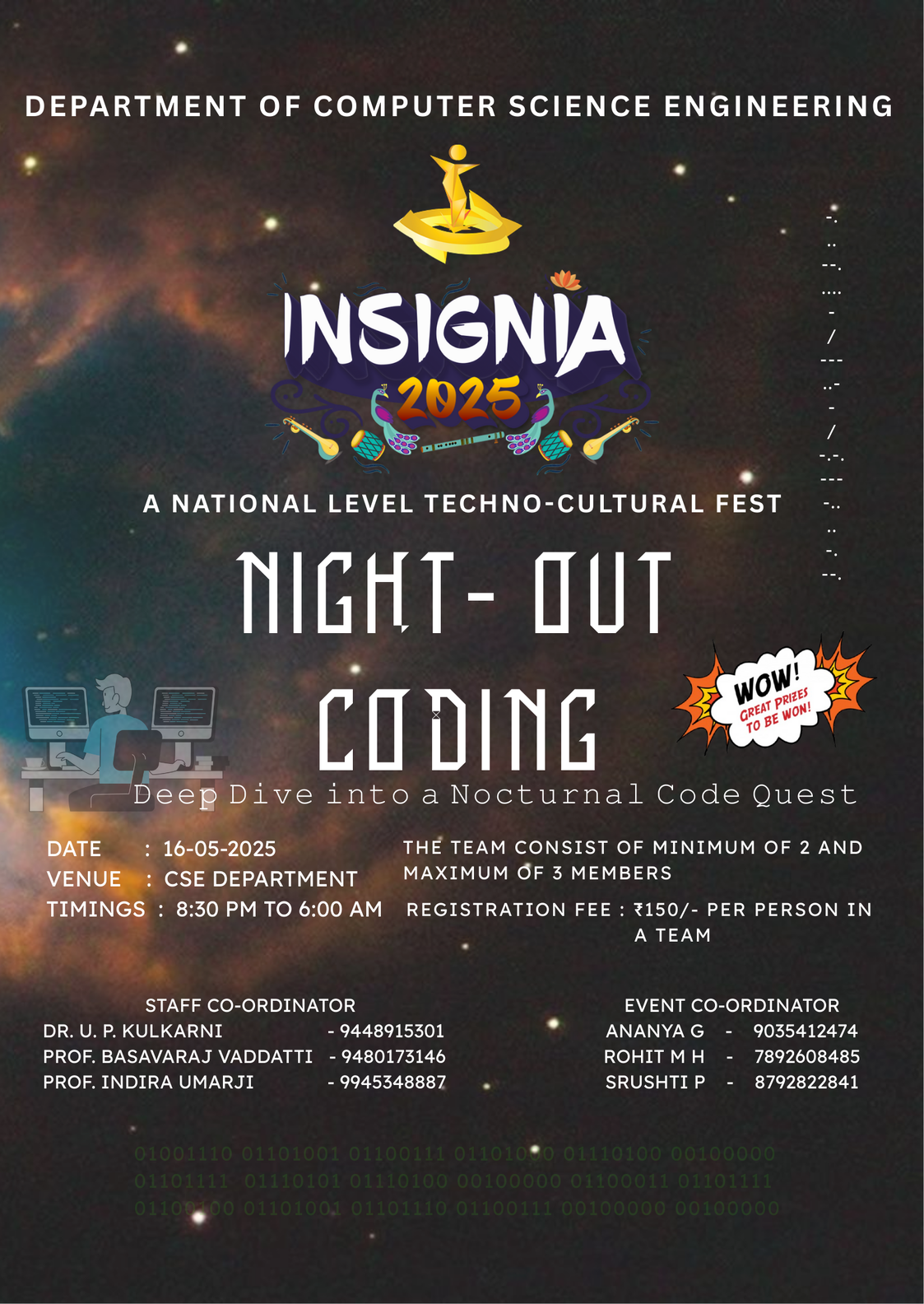 Night out coding
