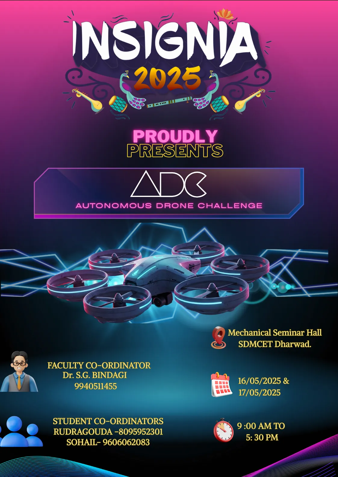 Autonomous Drone Challenge (ADC) (Register through G-Form below)